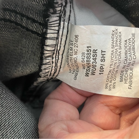 Aura by Wrangler women’s short rise jeans - Picture 7 of 7